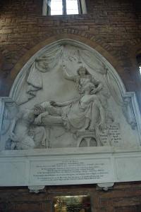 memorial of Samuel Whitbread I inside Cardington church March 2007